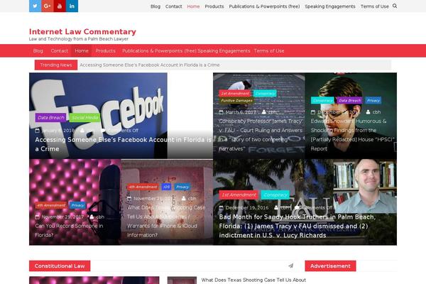 Supernova theme site design template sample