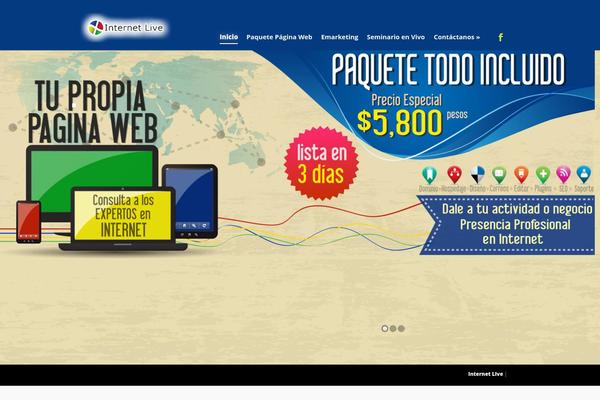 Fusion theme site design template sample