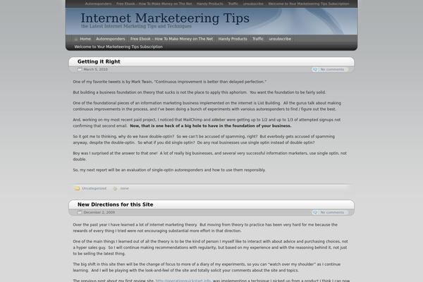 Site using Google Analyticator plugin