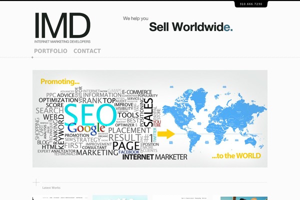Invert Lite theme site design template sample