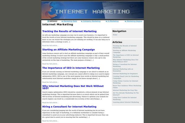 Ad Flex Niche theme site design template sample