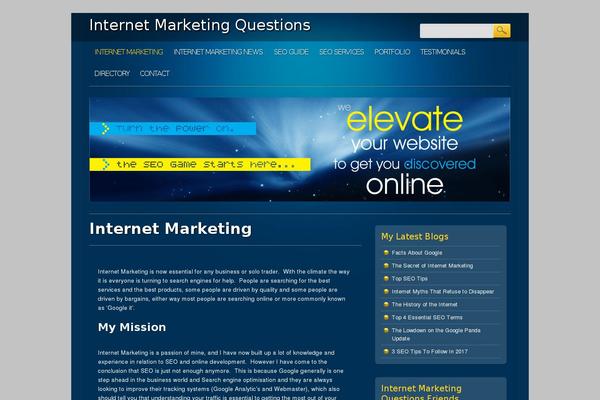 internetmarketingquestions.co.uk site used Foodie-blog