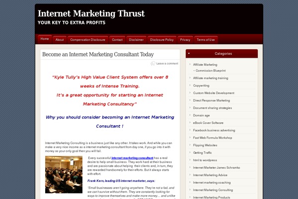 Site using Author Post Ratings plugin