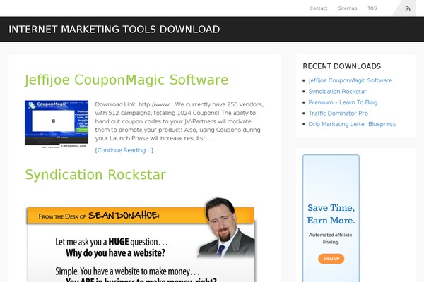 Site using Acurax On Click Pop Under plugin