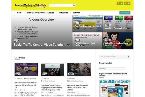internetmarketingvideohub.com site used Eleganttubepress