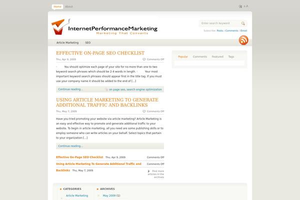 Flash News theme site design template sample