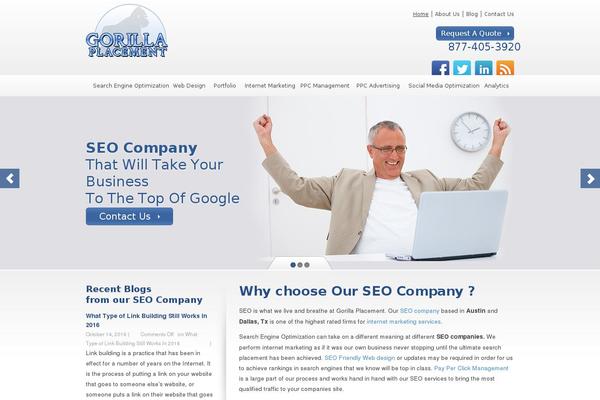 Site using Menu Manager plugin