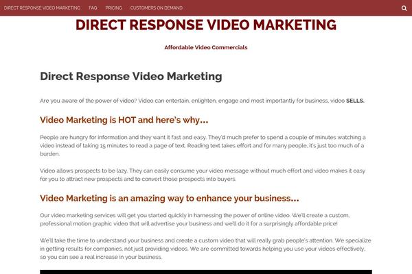 Site using Video Gallery plugin