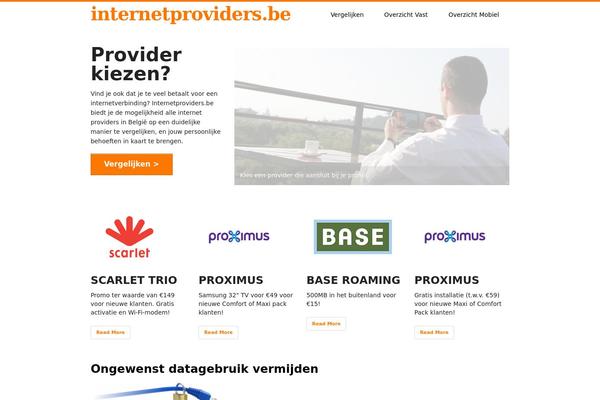 Discoverpro theme site design template sample