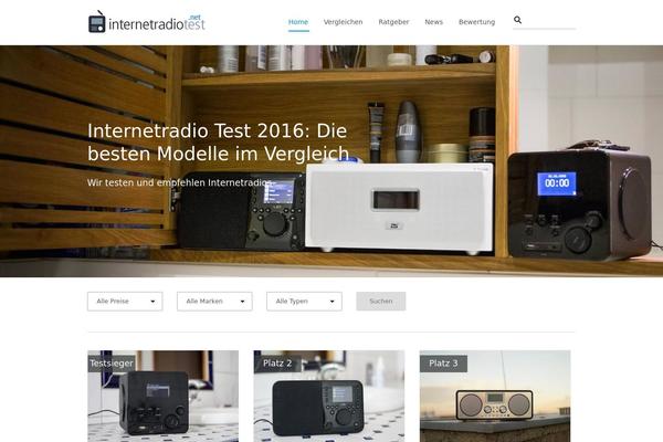 internetradiotest.net site used Exelerate