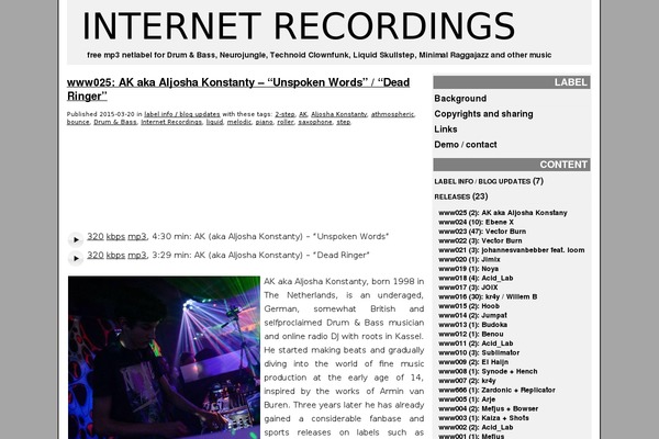 Site using Audio plugin