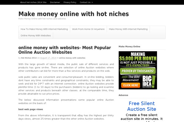 Canvas theme site design template sample