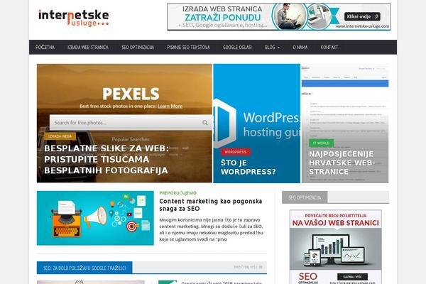 NovoMag theme site design template sample