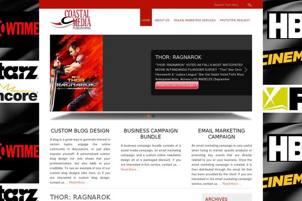WhiteHouse Pro theme site design template sample
