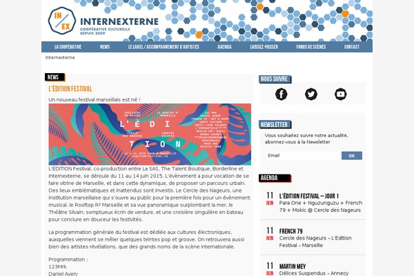 Site using Salient-social plugin