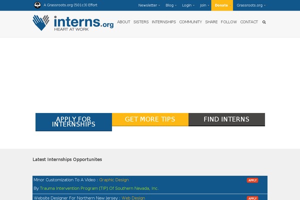 internsorg_theme theme websites examples