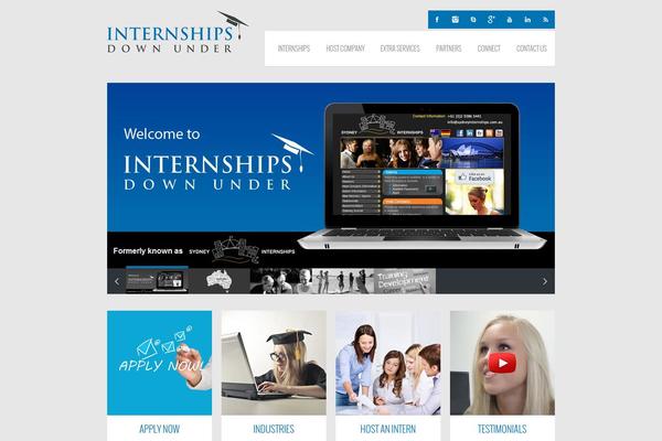 internshipsdownunder.com site used WorkScout
