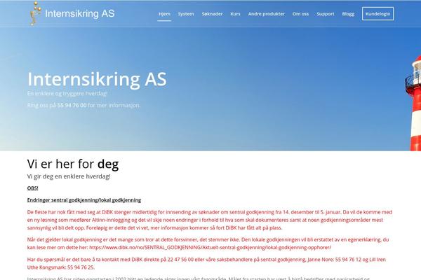 internsikring.no site used Coretrek