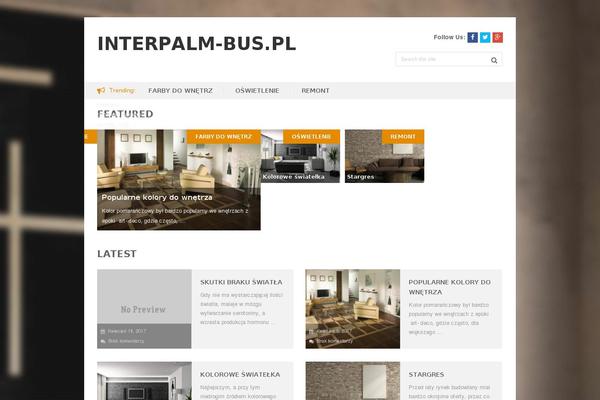 Bookshelf theme site design template sample