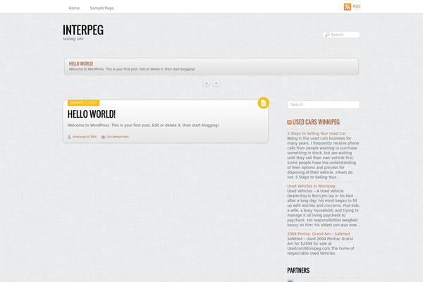 Grido theme site design template sample