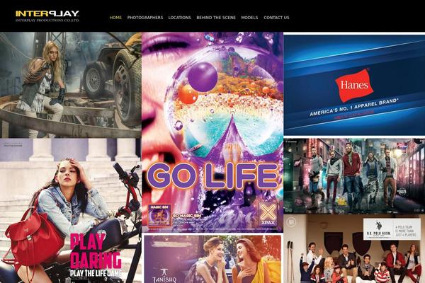 Heat theme site design template sample