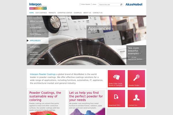 Interpon theme site design template sample