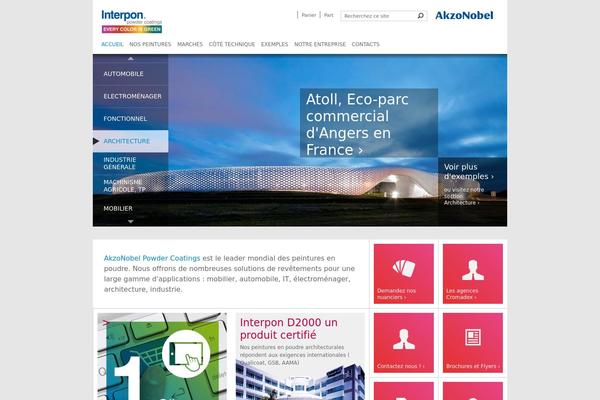 Interpon theme site design template sample