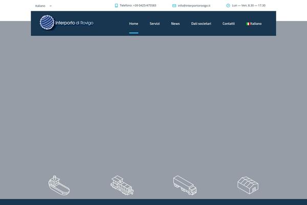 Transcargo-child theme site design template sample