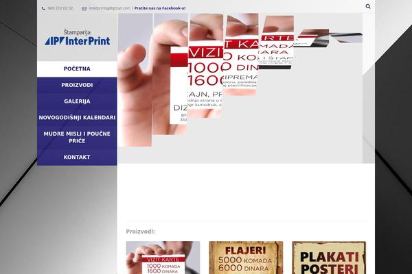 Vertikal theme site design template sample