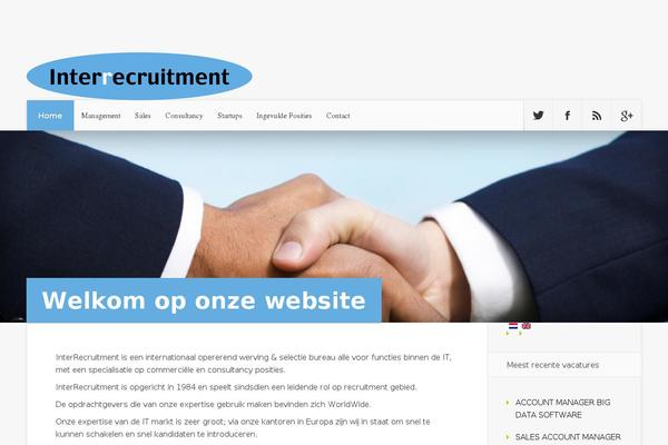 Nexus theme site design template sample