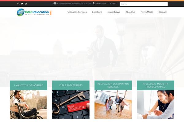 Movers theme site design template sample