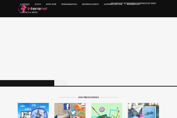 Lucidpress theme site design template sample