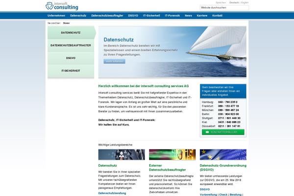 Ics theme site design template sample