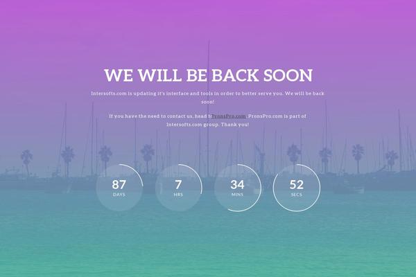 Enigmatic theme site design template sample