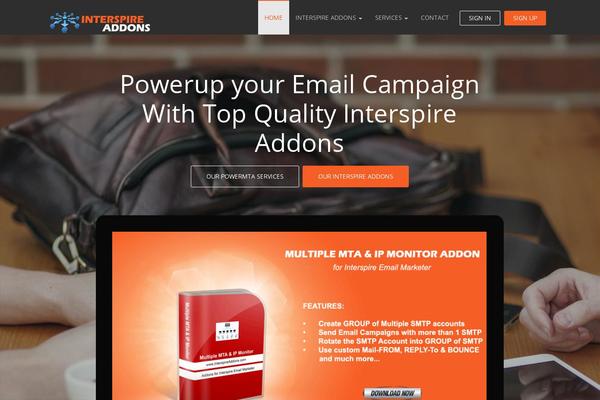 interspireaddons.com site used Interspireaddons