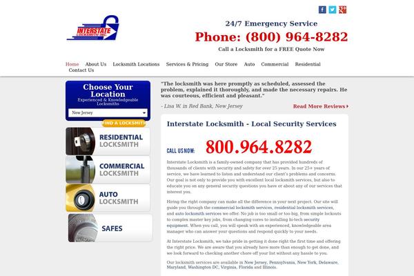 Locksmith theme site design template sample