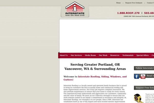 interstateroofing.com site used Interstate