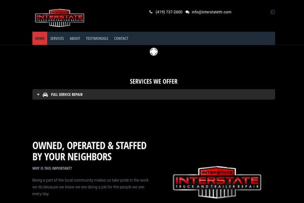 Indus theme site design template sample