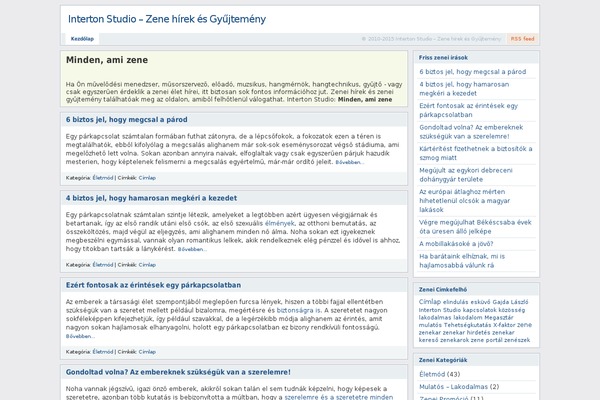 Blocks theme site design template sample