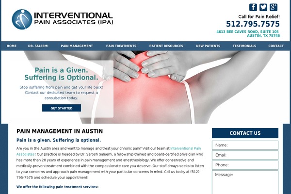 Doctor theme site design template sample