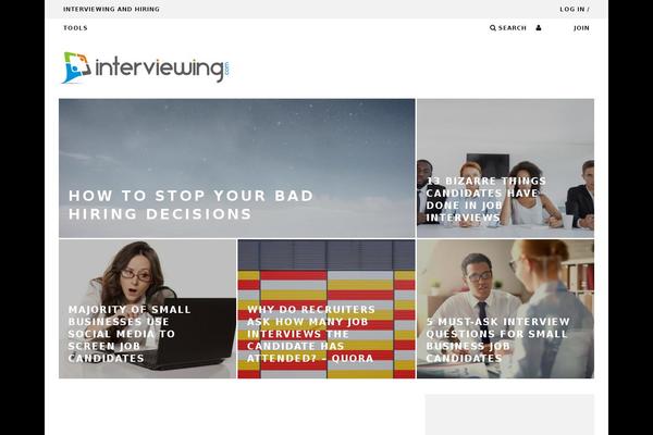 15Zine theme site design template sample