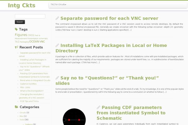 Site using WP QuickLaTeX plugin