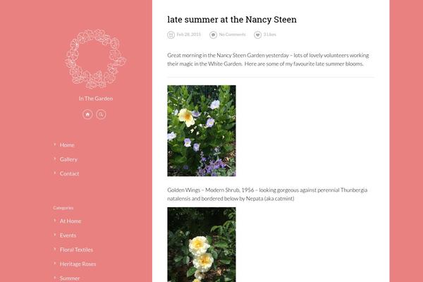 Journal theme site design template sample