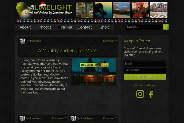 Limelight theme site design template sample
