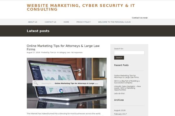 Lawyeria Lite theme site design template sample