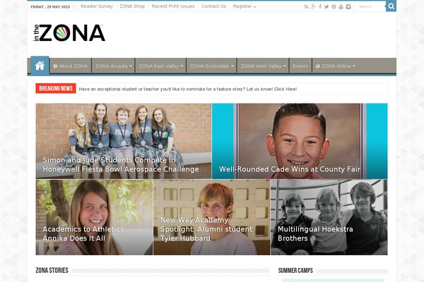 Site using Awesome Weather Widget plugin