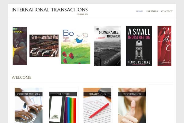 Spacious theme site design template sample
