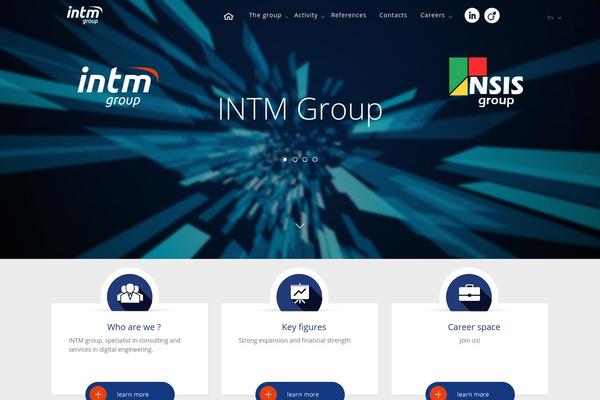 intm.fr site used Intm