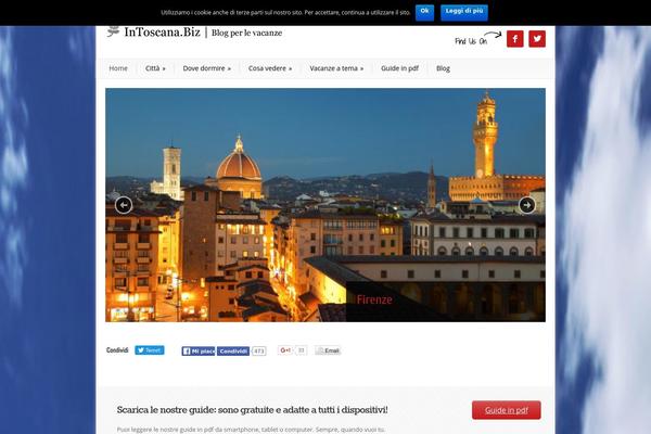 intoscana.biz site used Modernize v.2.21
