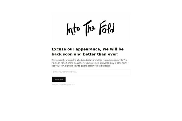 intothefoldfashion.com site used Wp-forge_child